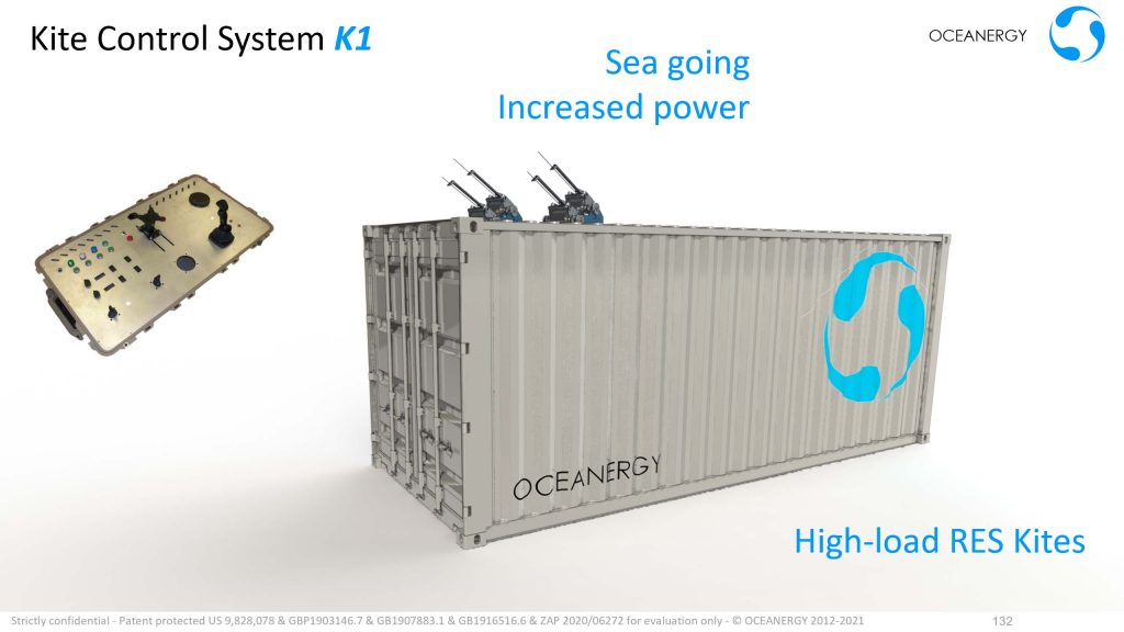 Kite Control System K1 - OCEANERGY low-cost green hydrogen production
